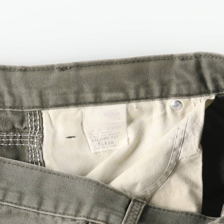 Dickies Relaxed Fit Duck Painter Pants Men's W37 unclear Khaki type sage green Vintage Second Hand