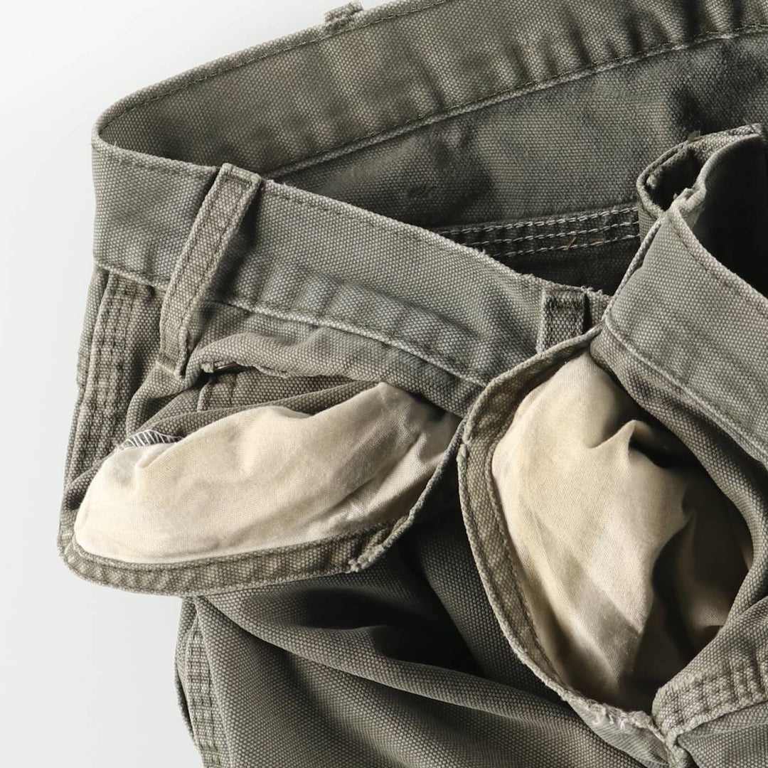 Dickies Relaxed Fit Duck Painter Pants Men's W37 unclear Khaki type sage green Vintage Second Hand