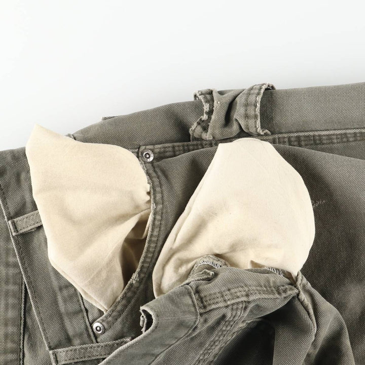 Dickies Relaxed Fit Duck Painter Pants Men's W37 unclear Khaki type sage green Vintage Second Hand