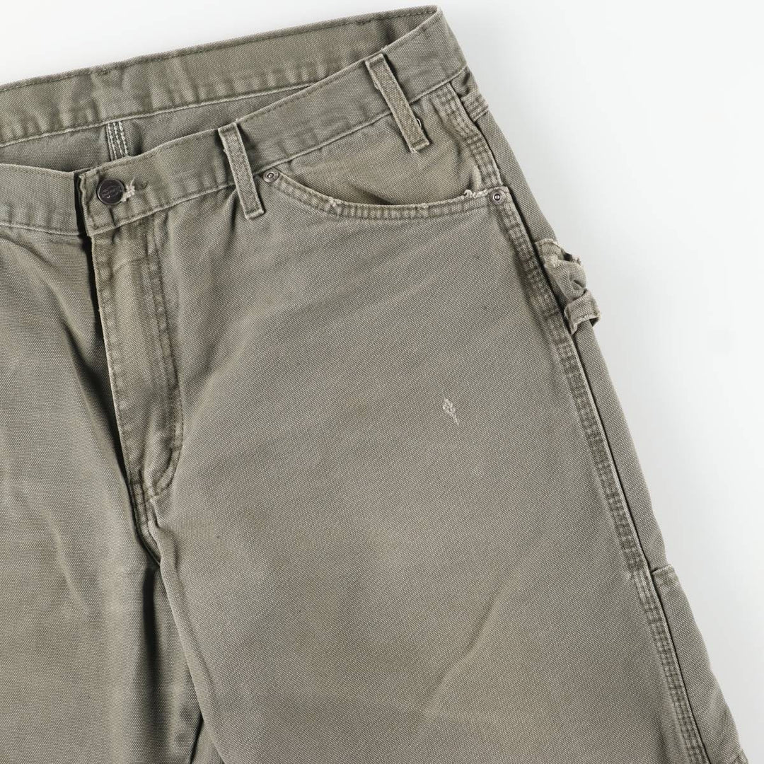 Dickies Relaxed Fit Duck Painter Pants Men's W37 unclear Khaki type sage green Vintage Second Hand
