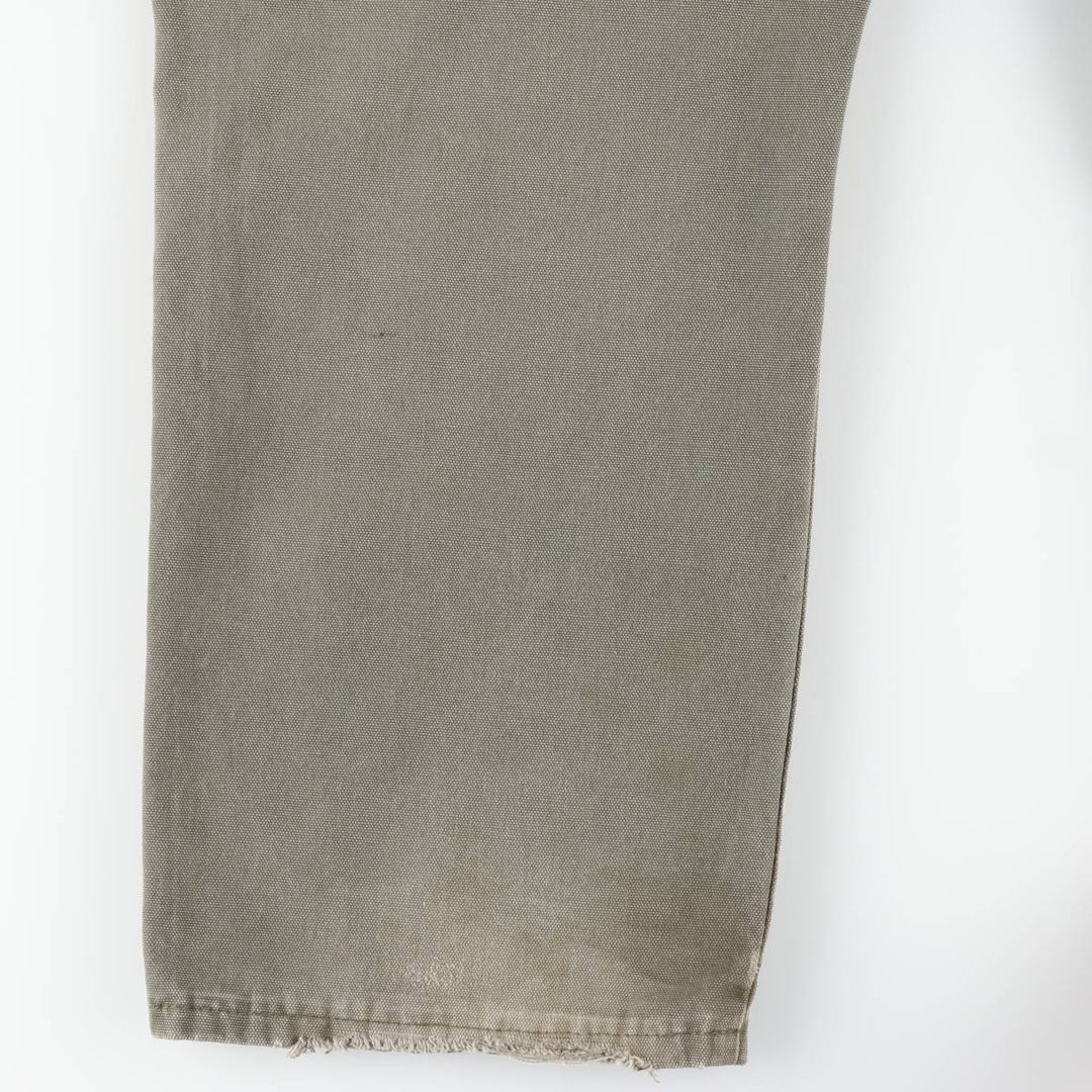 Dickies Relaxed Fit Duck Painter Pants Men's W37 unclear Khaki type sage green Vintage Second Hand