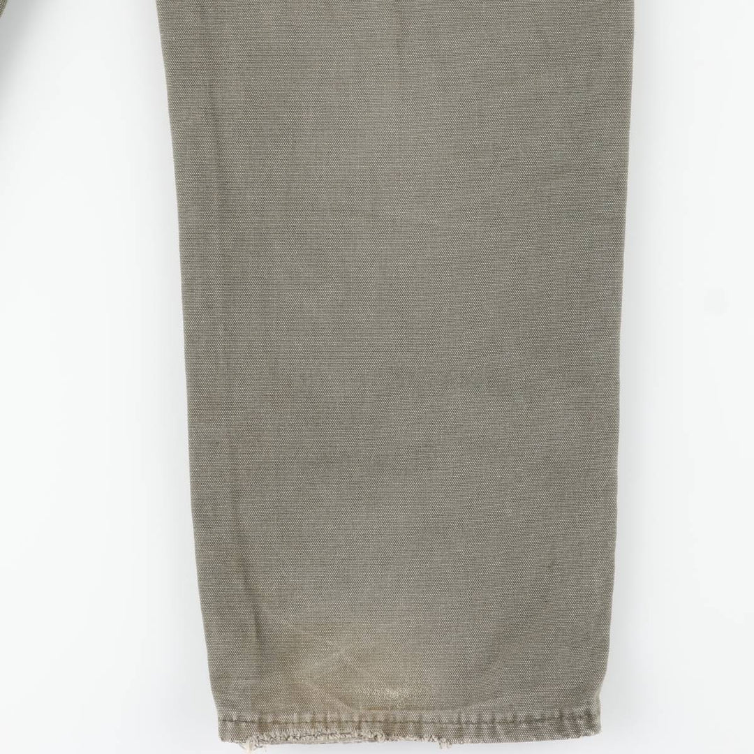 Dickies Relaxed Fit Duck Painter Pants Men's W37 unclear Khaki type sage green Vintage Second Hand