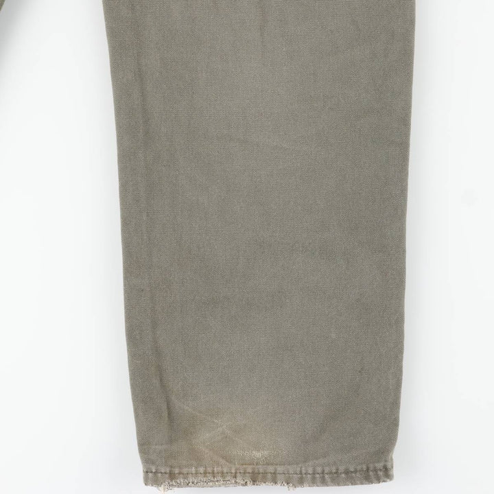 Dickies Relaxed Fit Duck Painter Pants Men's W37 unclear Khaki type sage green Vintage Second Hand