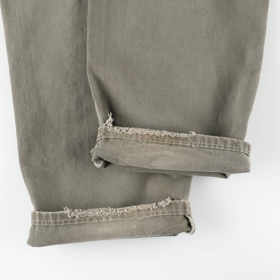 Dickies Relaxed Fit Duck Painter Pants Men's W37 unclear Khaki type sage green Vintage Second Hand
