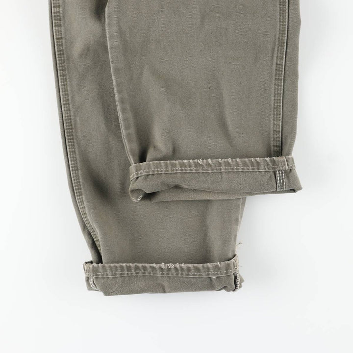 Dickies Relaxed Fit Duck Painter Pants Men's W37 unclear Khaki type sage green Vintage Second Hand