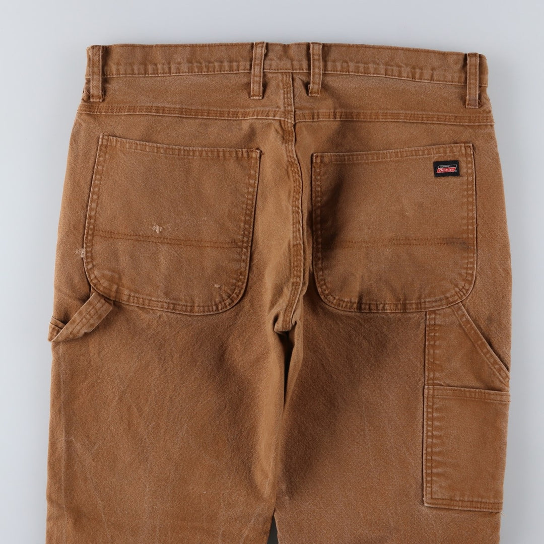 Dickies Painted Duck Painter Pants for Men (W36 equivalent) cotton brown type Vintage Second Hand