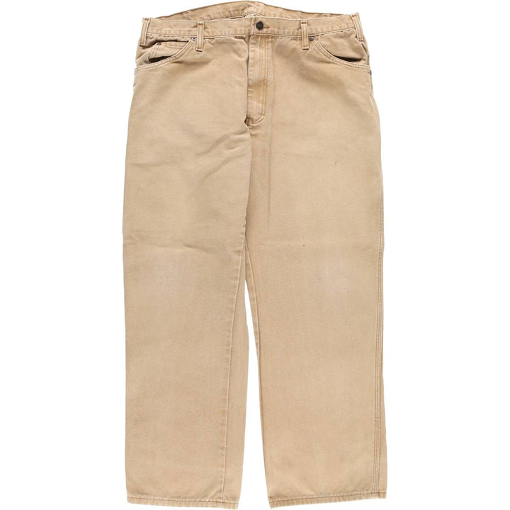 Dickies Duck Work Pants Men's W37 cotton brown type Vintage Second Hand