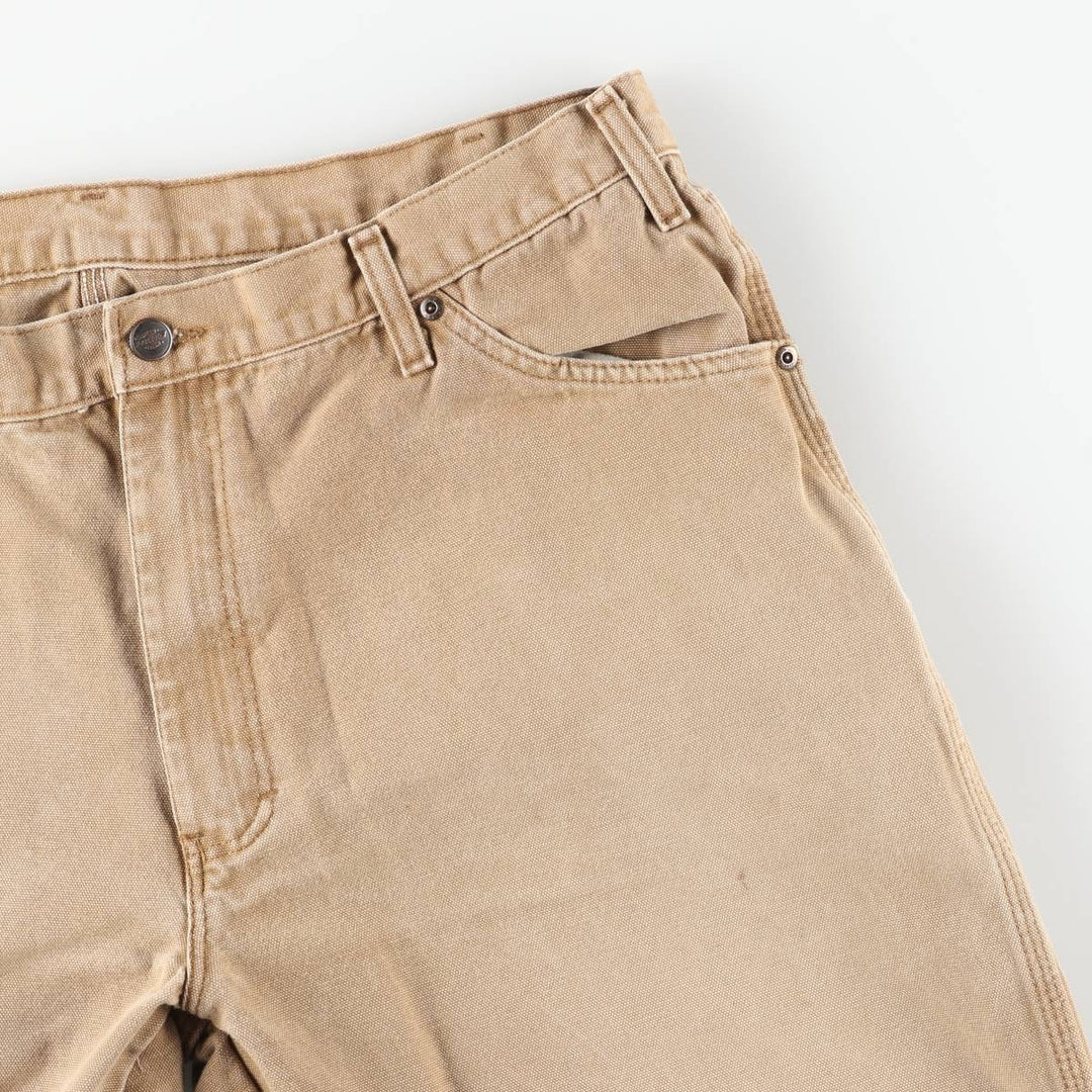 Dickies Duck Work Pants Men's W37 cotton brown type Vintage Second Hand
