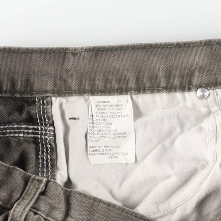 Dickies Duck Painter Pants Men's W37 cotton Charcoal Vintage Second Hand