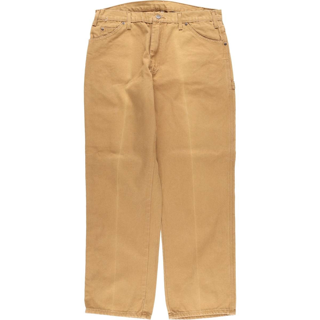 Dickies Duck Work Pants Men's W36 cotton brown type Vintage Second Hand