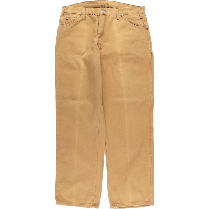 Dickies Duck Work Pants Men's W36 cotton brown type Vintage Second Hand