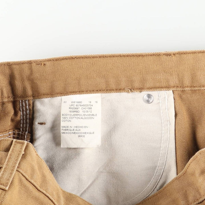 Dickies Duck Work Pants Men's W36 cotton brown type Vintage Second Hand