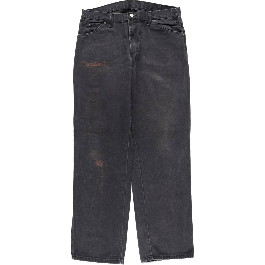 Dickies Duck Painter Pants Men's W35 equivalent cotton black type Vintage Second Hand