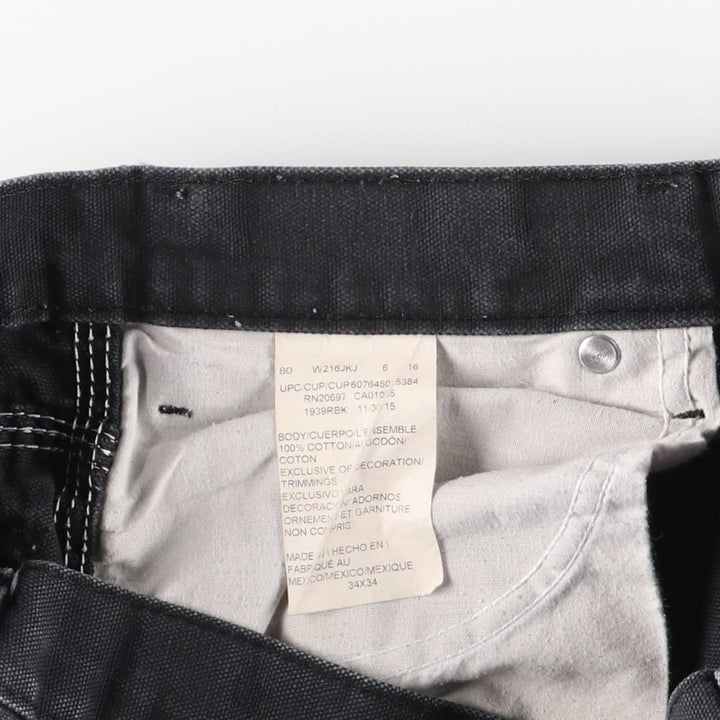 Dickies Duck Painter Pants Men's W35 equivalent cotton black type Vintage Second Hand