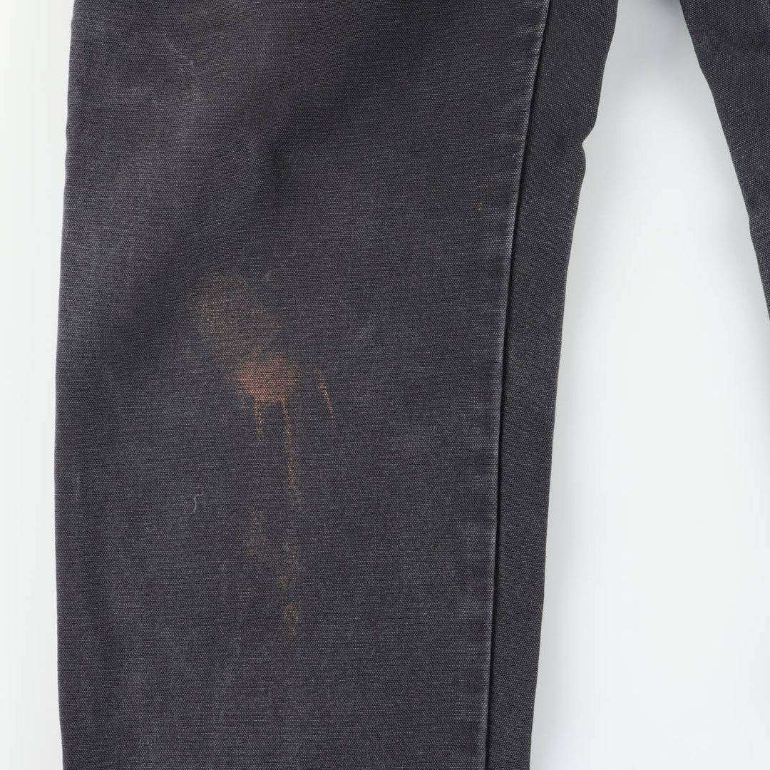 Dickies Duck Painter Pants Men's W35 equivalent cotton black type Vintage Second Hand