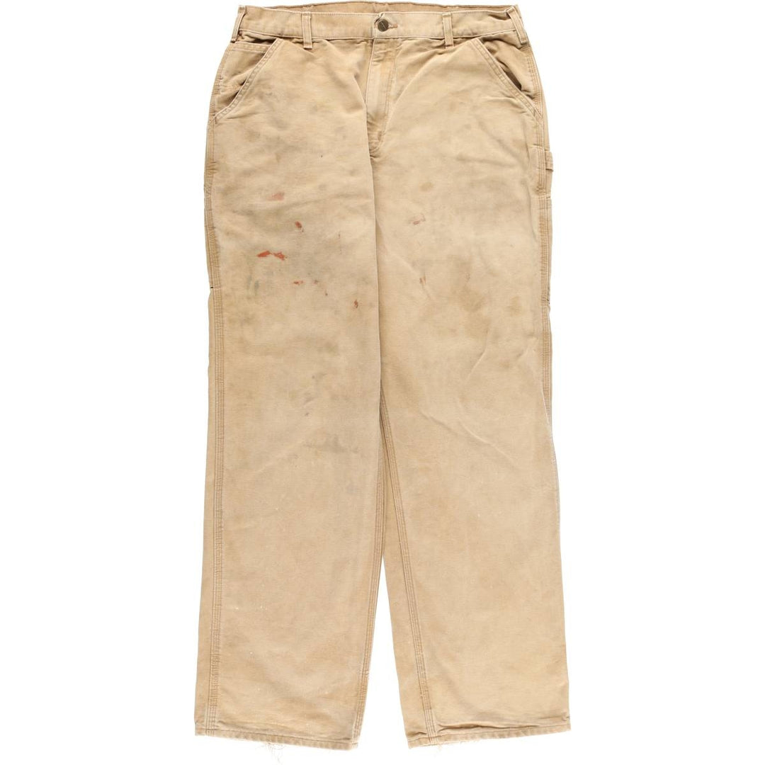 Carhartt Original Dungaree Fit Duck Painter Pants, Men's, Size 34 cotton brown type Vintage Second Hand