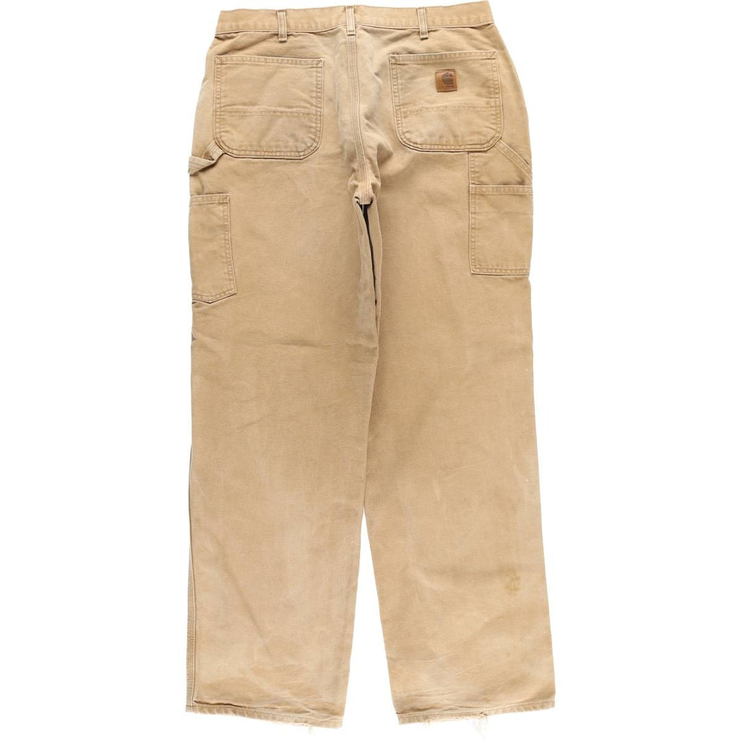 Carhartt Original Dungaree Fit Duck Painter Pants, Men's, Size 34 cotton brown type Vintage Second Hand
