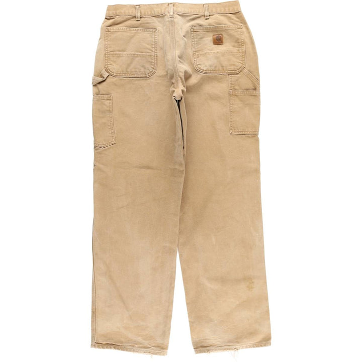 Carhartt Original Dungaree Fit Duck Painter Pants, Men's, Size 34 cotton brown type Vintage Second Hand