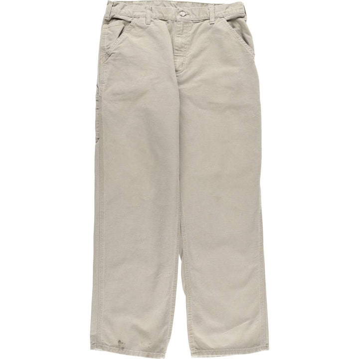 Carhartt Original Dungaree Fit Duck Painter Pants, Men's, Size 34 cotton gray type Vintage Second Hand