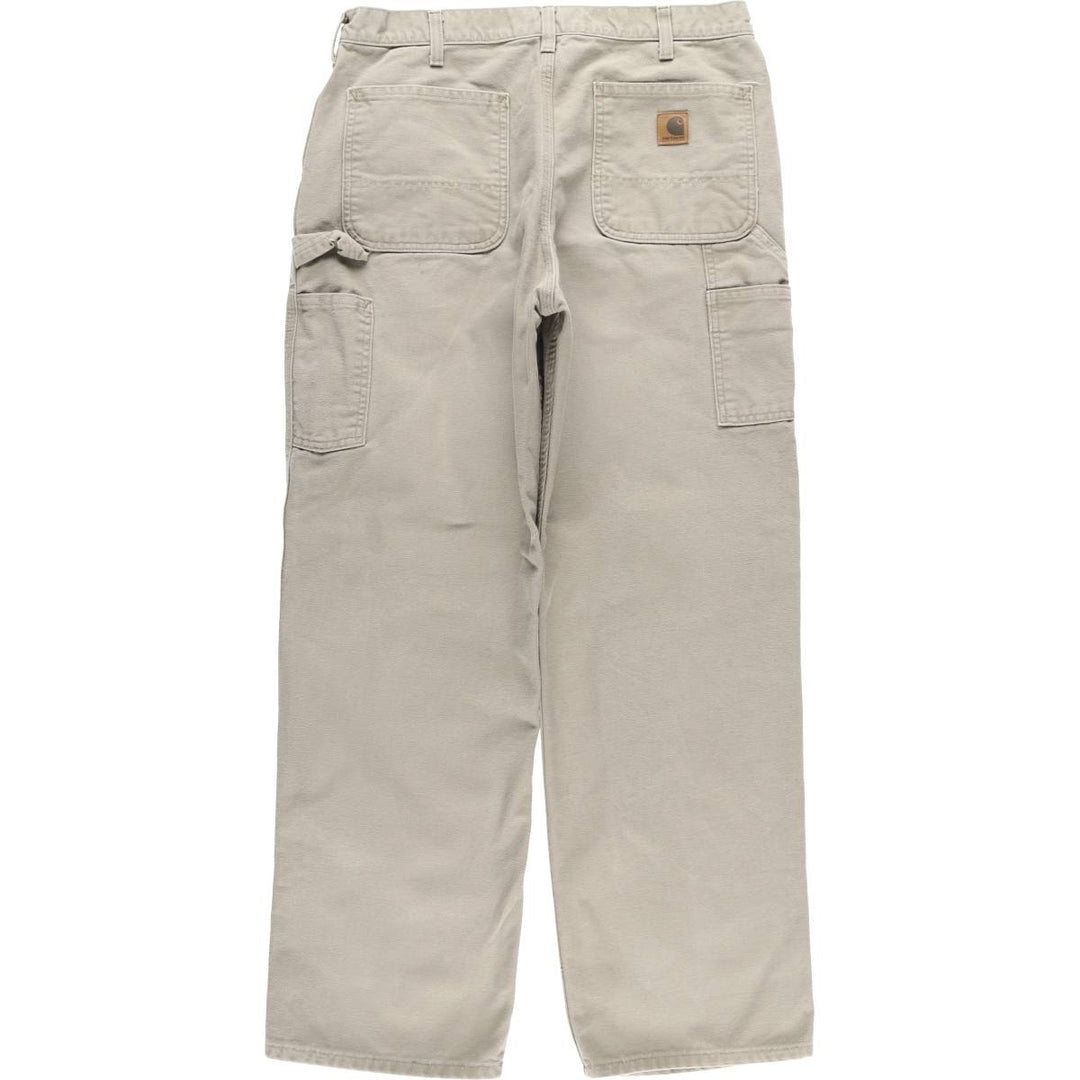 Carhartt Original Dungaree Fit Duck Painter Pants, Men's, Size 34 cotton gray type Vintage Second Hand