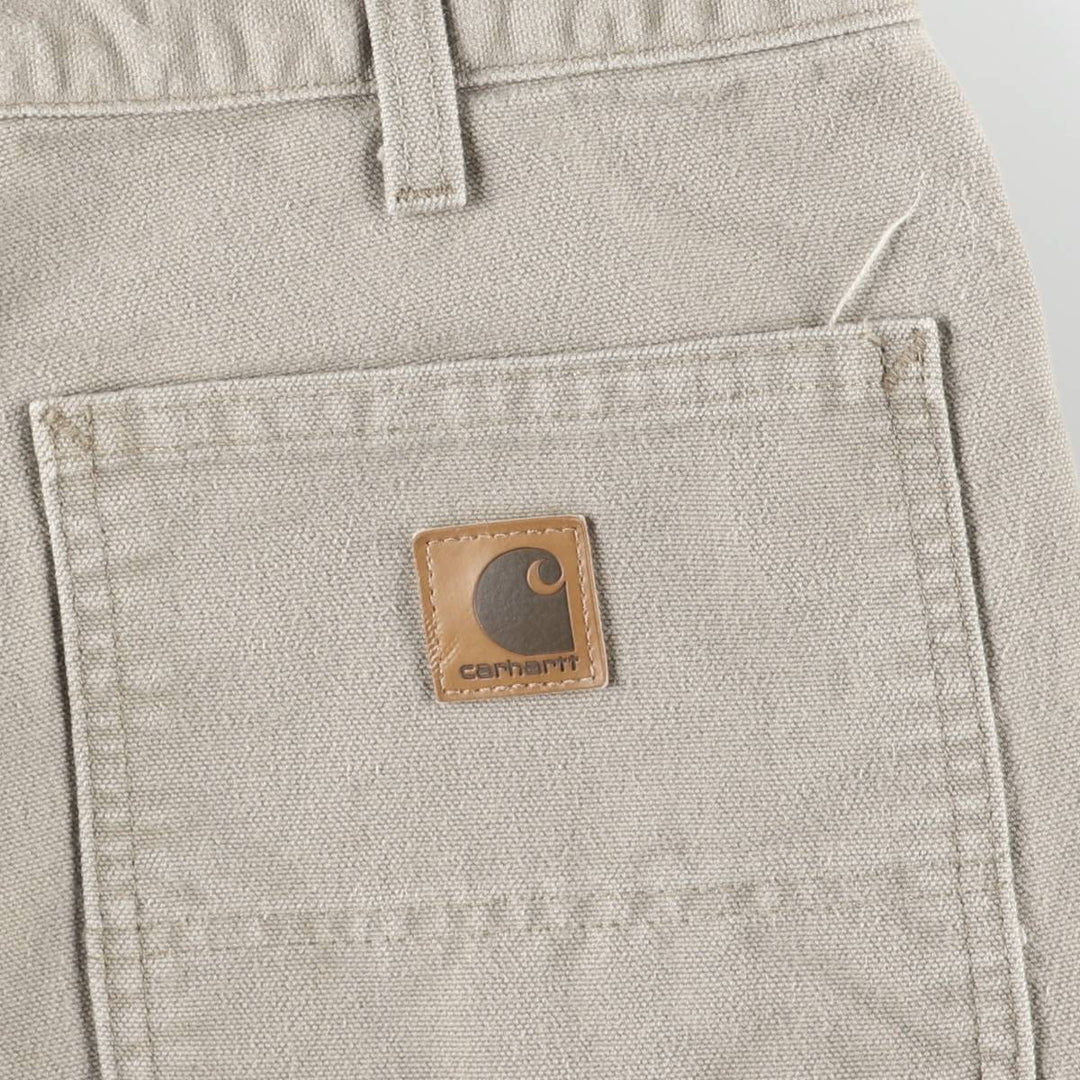 Carhartt Original Dungaree Fit Duck Painter Pants, Men's, Size 34 cotton gray type Vintage Second Hand