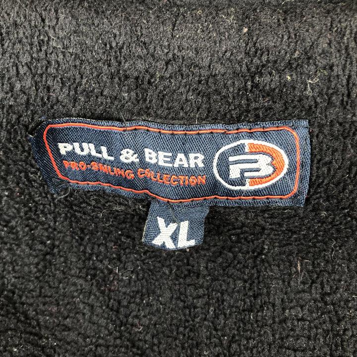 PULL and BEAR Padded Fleece Firefighter Jacket, Men's XL polyester navy blue type Vintage Second Hand