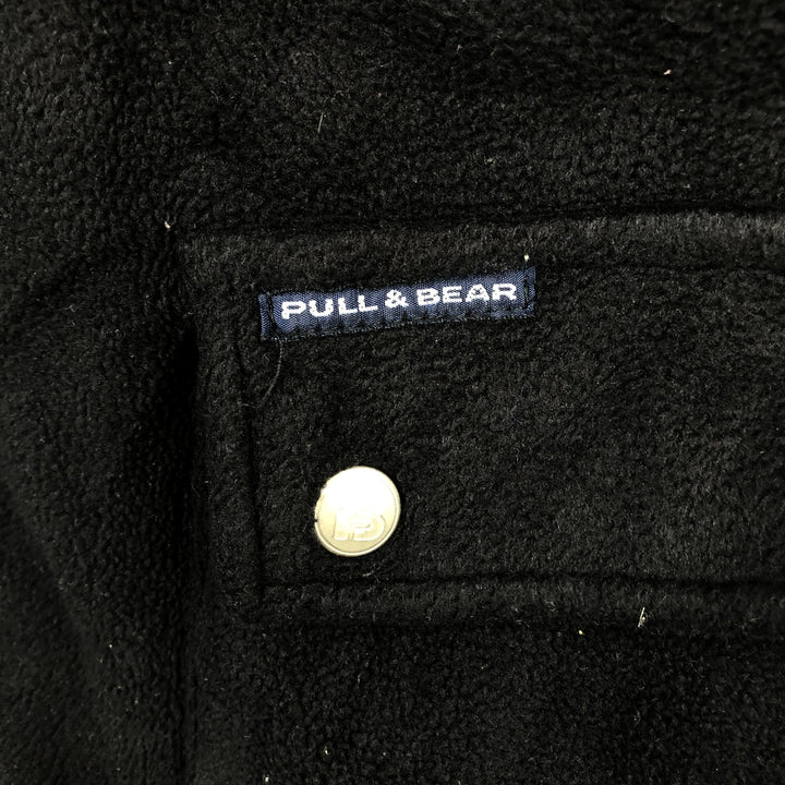 PULL and BEAR Padded Fleece Firefighter Jacket, Men's XL polyester navy blue type Vintage Second Hand