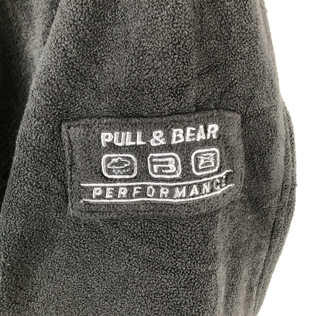 PULL and BEAR Padded Fleece Firefighter Jacket, Men's XL polyester navy blue type Vintage Second Hand