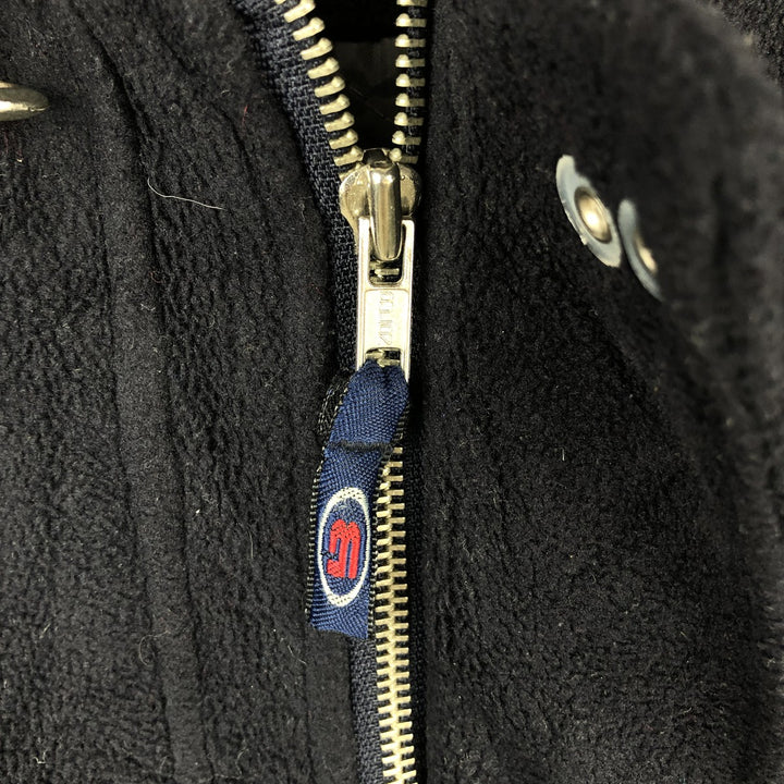 PULL and BEAR Padded Fleece Firefighter Jacket, Men's XL polyester navy blue type Vintage Second Hand