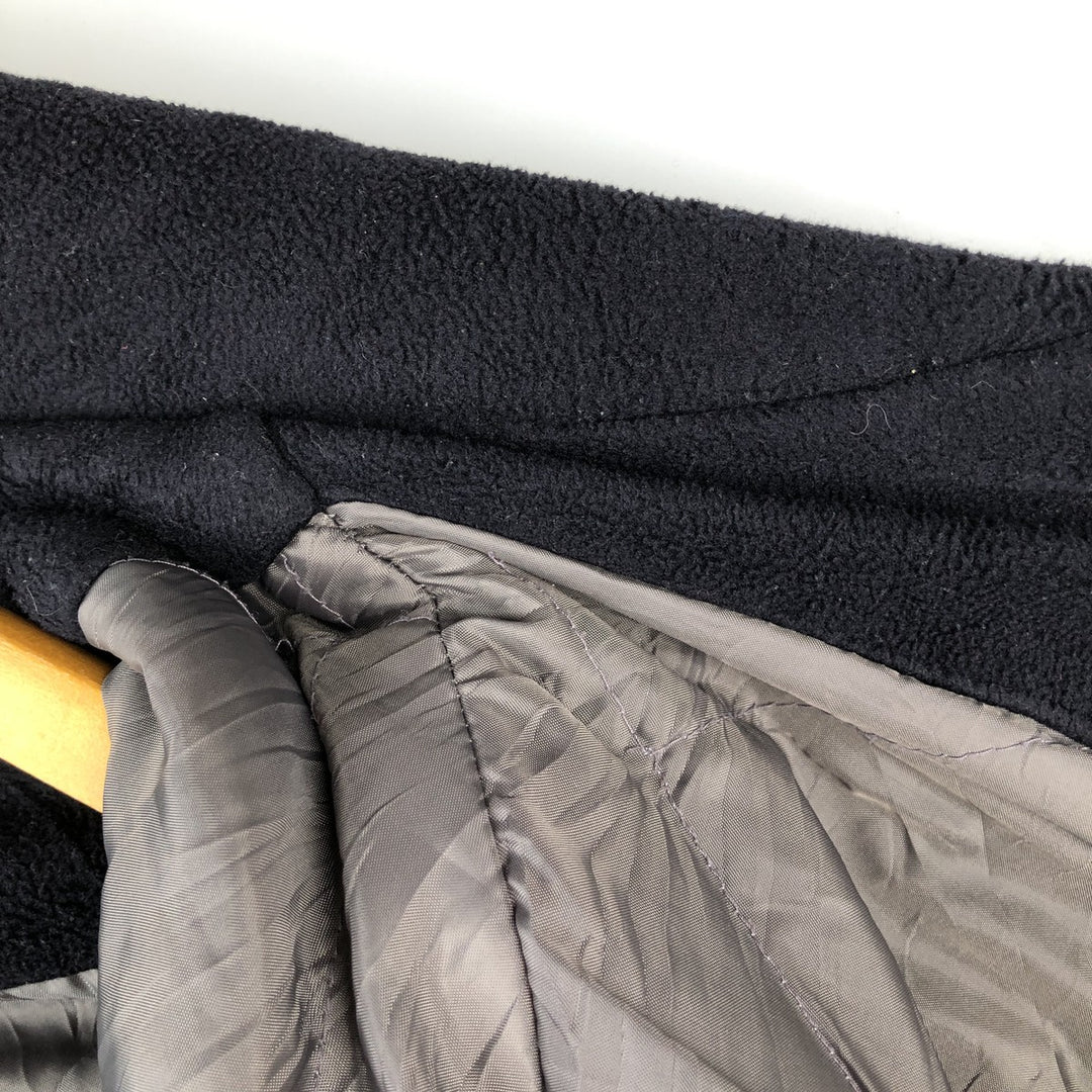 PULL and BEAR Padded Fleece Firefighter Jacket, Men's XL polyester navy blue type Vintage Second Hand