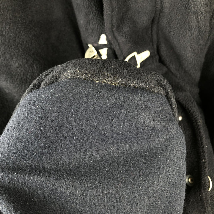 PULL and BEAR Padded Fleece Firefighter Jacket, Men's XL polyester navy blue type Vintage Second Hand