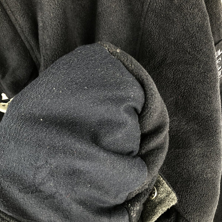 PULL and BEAR Padded Fleece Firefighter Jacket, Men's XL polyester navy blue type Vintage Second Hand