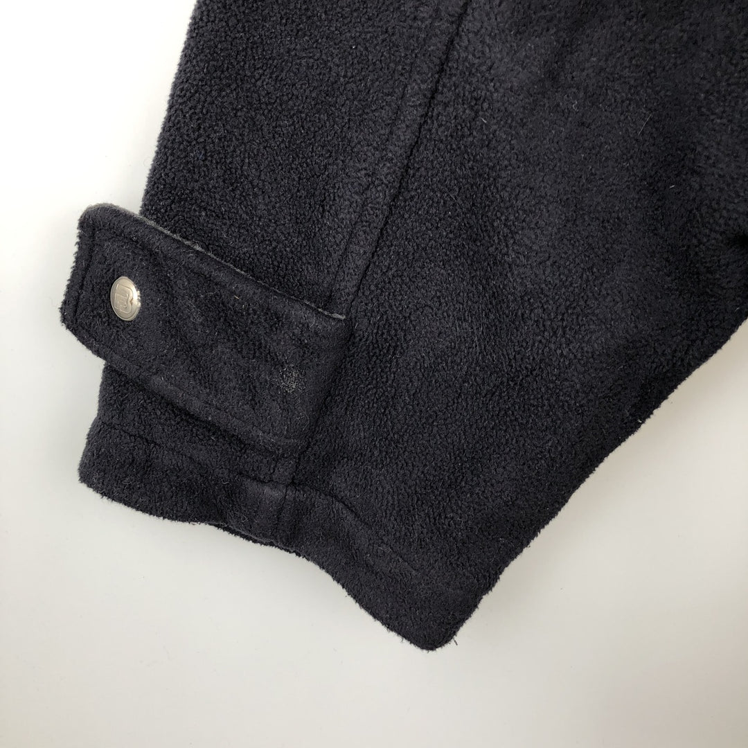 PULL and BEAR Padded Fleece Firefighter Jacket, Men's XL polyester navy blue type Vintage Second Hand