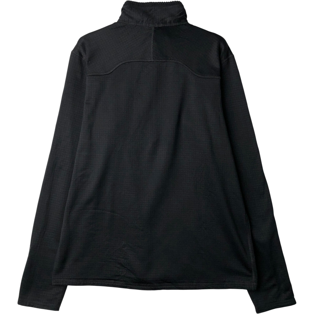 Patagonia Regulator R1 Pullover 40107SP12 Half-Zip Fleece Pullover, Men's Size L polyester black type Vintage Second Hand