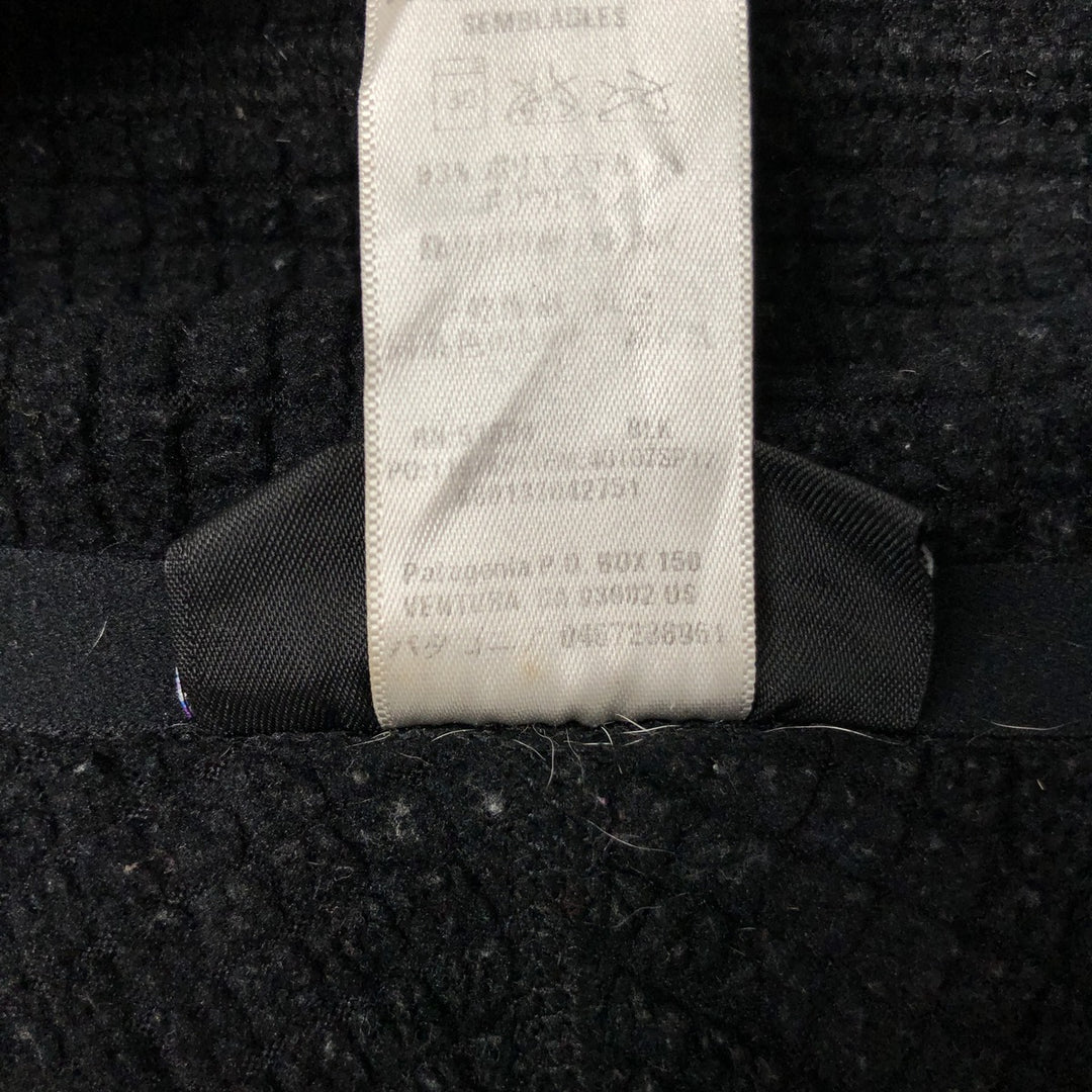 Patagonia Regulator R1 Pullover 40107SP12 Half-Zip Fleece Pullover, Men's Size L polyester black type Vintage Second Hand