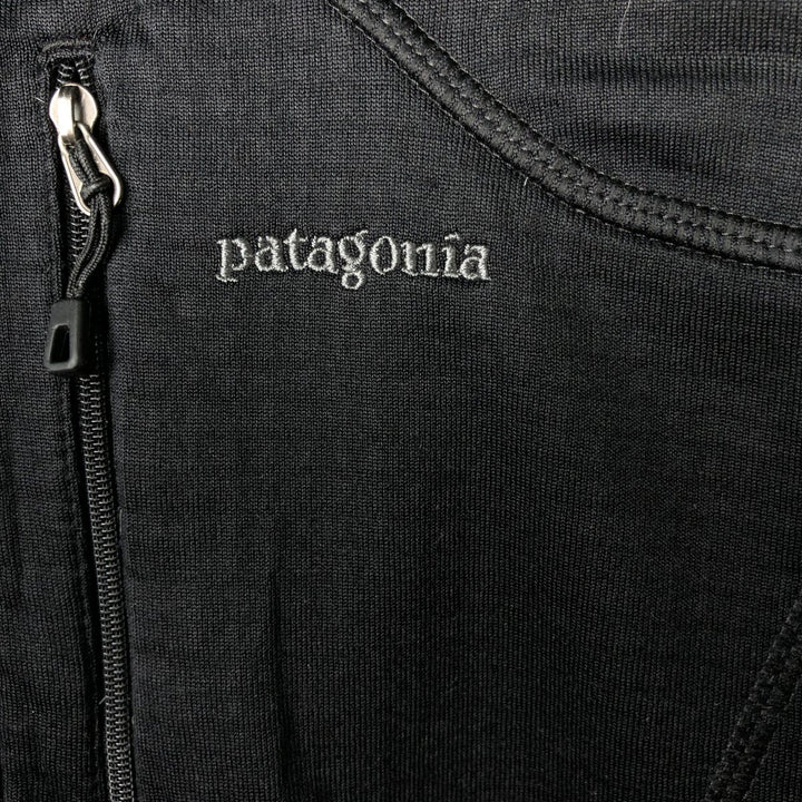Patagonia Regulator R1 Pullover 40107SP12 Half-Zip Fleece Pullover, Men's Size L polyester black type Vintage Second Hand