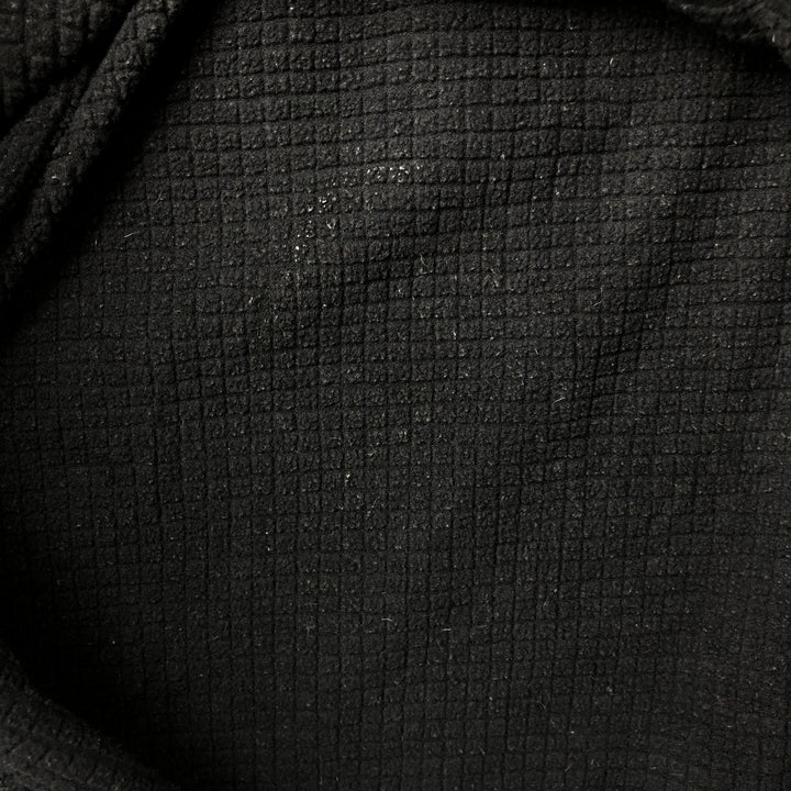 Patagonia Regulator R1 Pullover 40107SP12 Half-Zip Fleece Pullover, Men's Size L polyester black type Vintage Second Hand