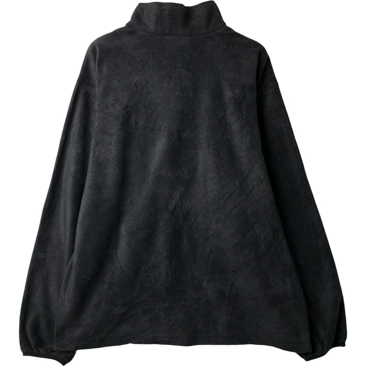 Vintage 90'S Adidas half-zip fleece pullover, men's size XL polyester black type Vintage Second Hand