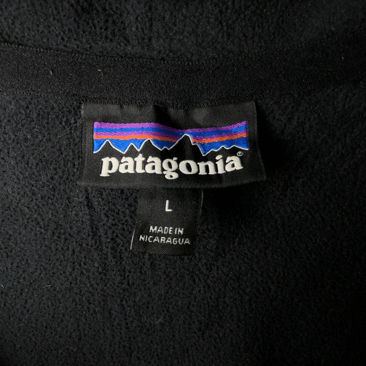 Patagonia Micro-D Fleece Pullover 26176FA18 Half-Zip Fleece Pullover, Men's Size L polyester Charcoal Vintage Second Hand
