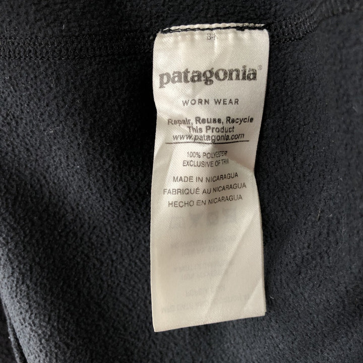 Patagonia Micro-D Fleece Pullover 26176FA18 Half-Zip Fleece Pullover, Men's Size L polyester Charcoal Vintage Second Hand