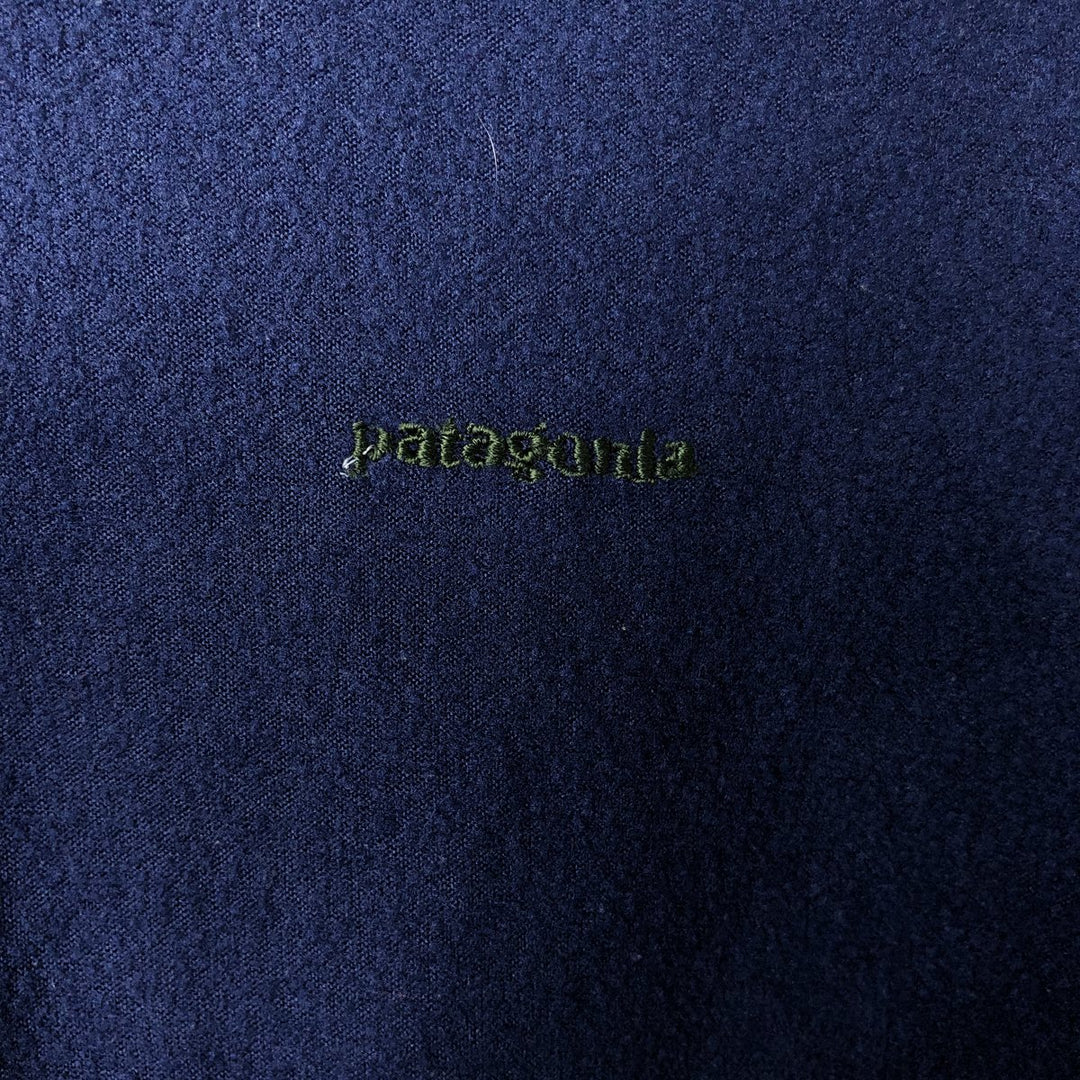 90s-00'S Patagonia Capilene Half-Zip Fleece Pullover, Men's Medium, Vintage polyester blue type Vintage Second Hand