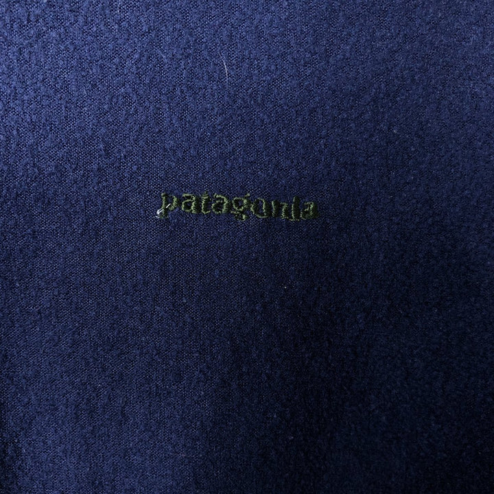 90s-00'S Patagonia Capilene Half-Zip Fleece Pullover, Men's Medium, Vintage polyester blue type Vintage Second Hand