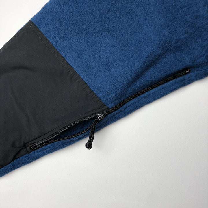 90'S LLBean Vintage Fleece Jacket, Made in USA, Men's Size Medium polyester blue type Vintage Second Hand