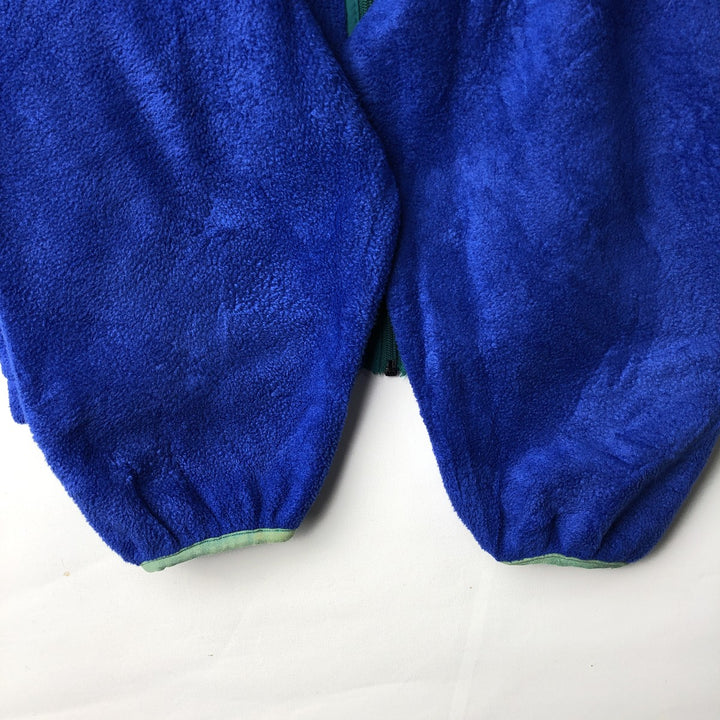 1990'S LL Bean Fleece Jacket, Men's XL, Vintage unclear blue type Vintage Second Hand