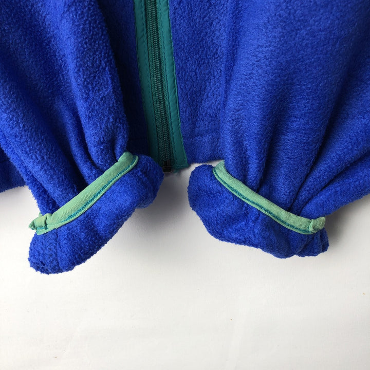 1990'S LL Bean Fleece Jacket, Men's XL, Vintage unclear blue type Vintage Second Hand