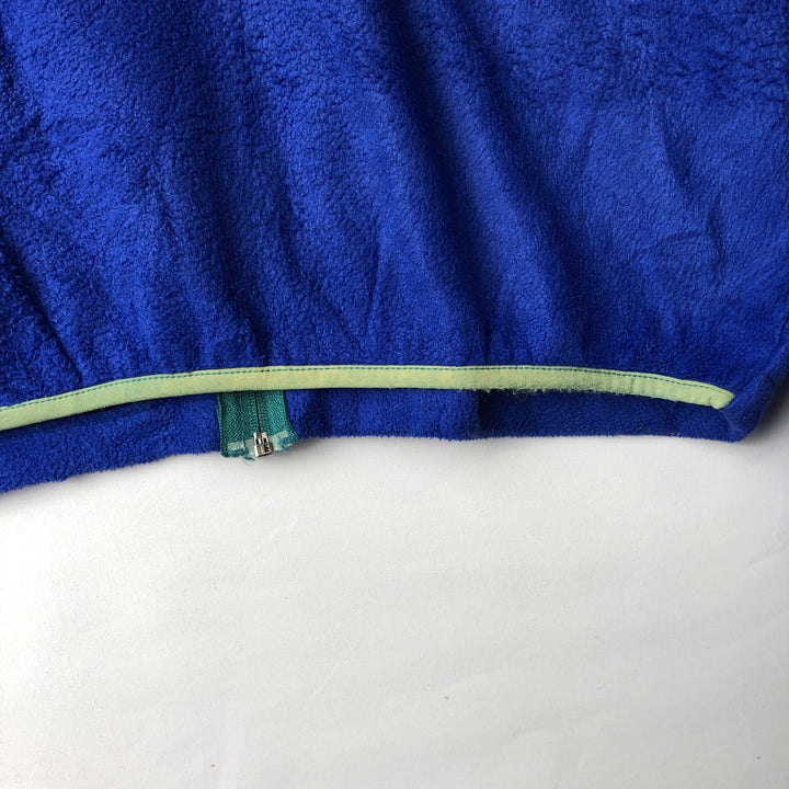 1990'S LL Bean Fleece Jacket, Men's XL, Vintage unclear blue type Vintage Second Hand