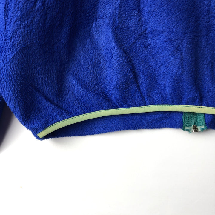 1990'S LL Bean Fleece Jacket, Men's XL, Vintage unclear blue type Vintage Second Hand