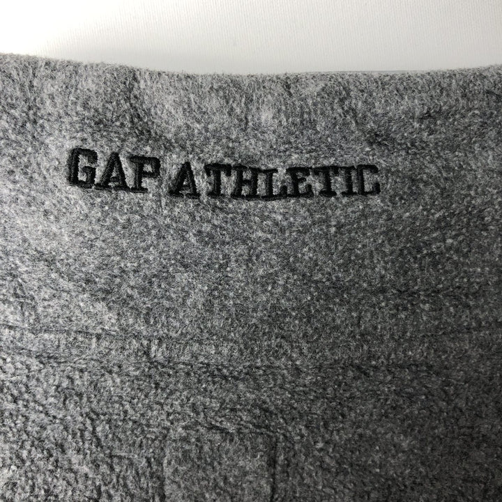 90'S GAP Vintage Half-Zip Fleece Pullover, Men's Size Medium polyester gray type Vintage Second Hand