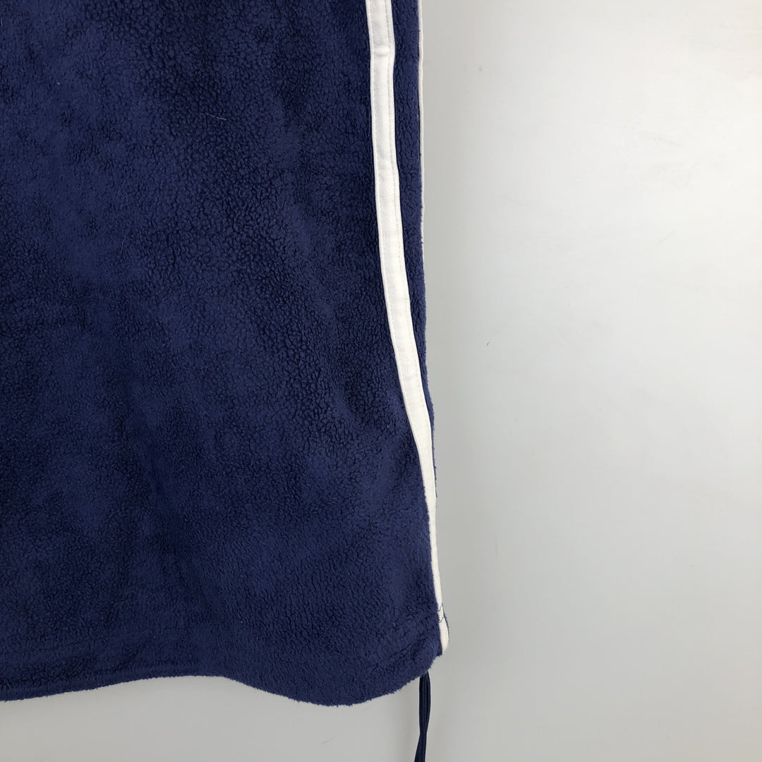 90'S Adidas Fleece Jacket, Men's Size L, Vintage polyester blue type Vintage Second Hand