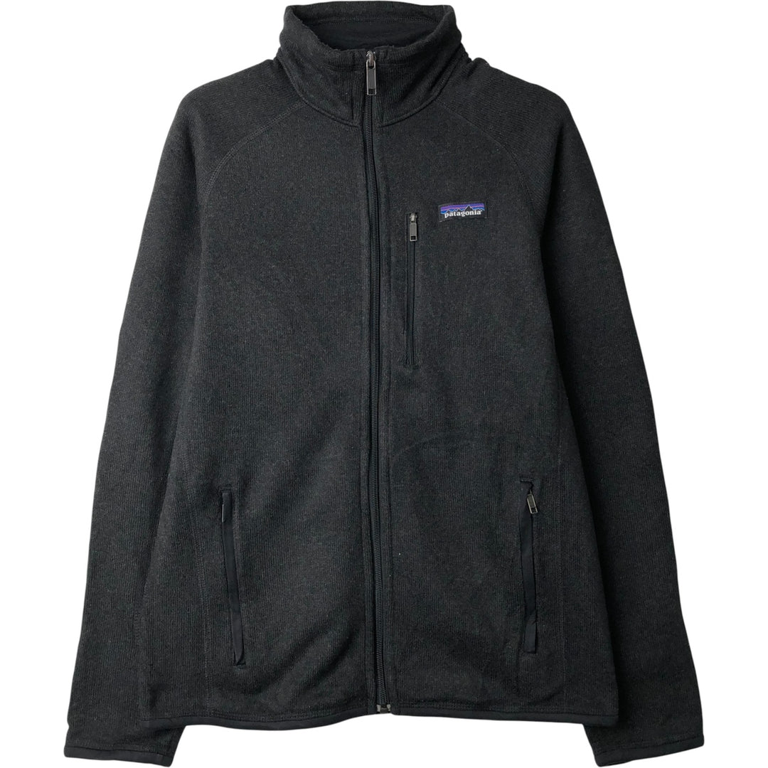 Patagonia Better Sweater Jacket 25527SP18 Fleece Jacket, Men's Size Small polyester gray type Vintage Second Hand